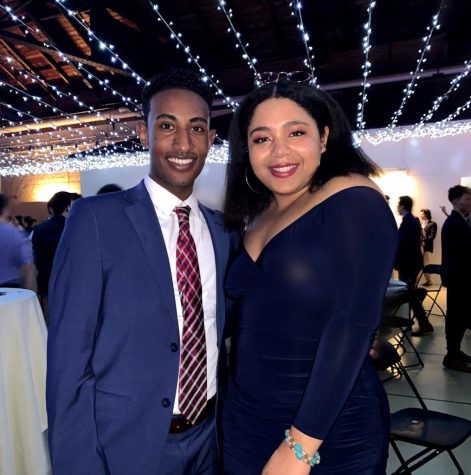 BCSG President Perla Figuereo ’21 (right) and President Lebanos Mengistu ’21 (left). 