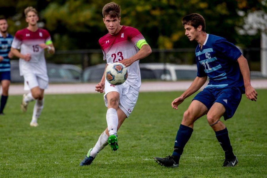 Peder Bakken 21 has endured his fair share of hardships during his career, but remains committed to building a winning culture within the Bates Men’s Soccer program.