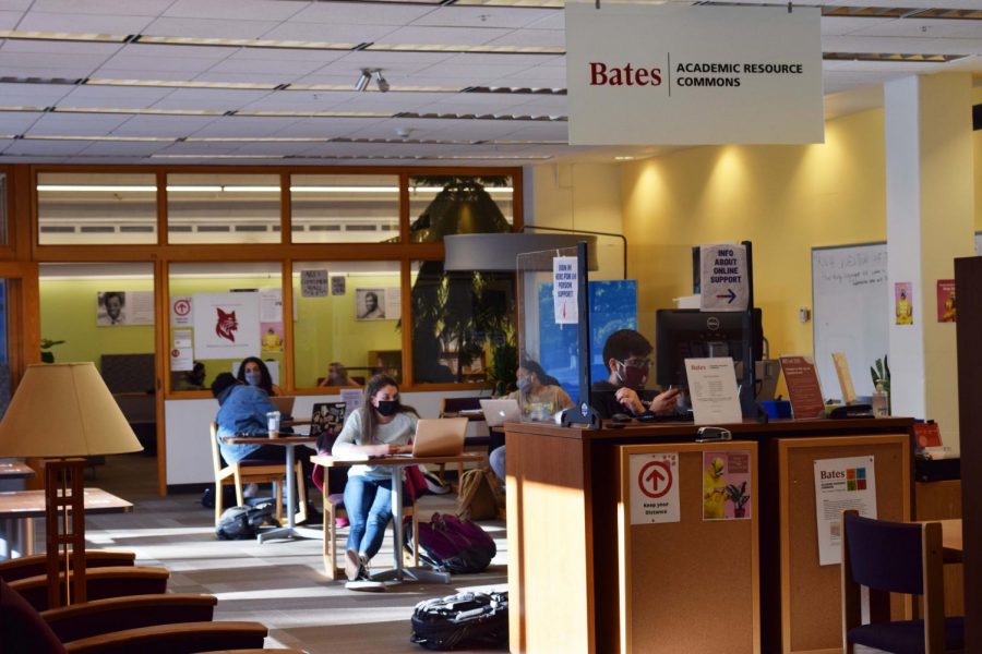 Bates Academic Resource Commons Copes with COVID The Bates Student