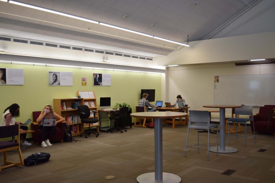 The writing center at Bates 
