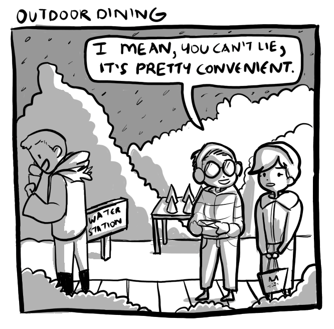 Outdoor Dining in the Winter