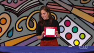 Abby Segal 23 created her own unique magic trick using a classic children’s toy — the etch a sketch.