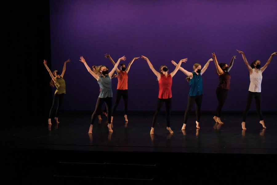 The first-year dance piece is a way of integrating new dance students with the Bates dance community