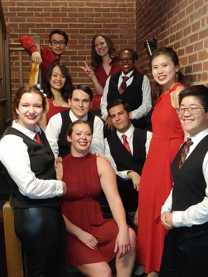 The Ballroom Team before their annual Gala performance in 2019.