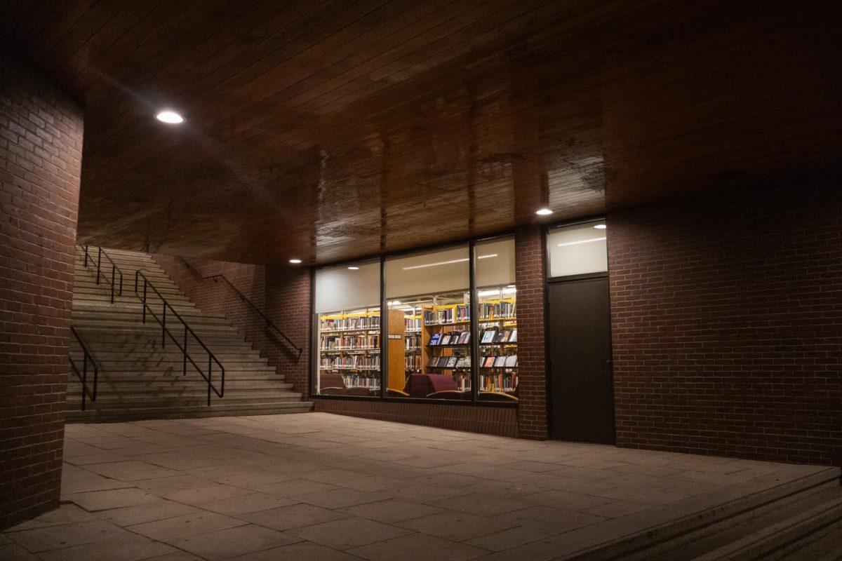 Ladd Library stairs