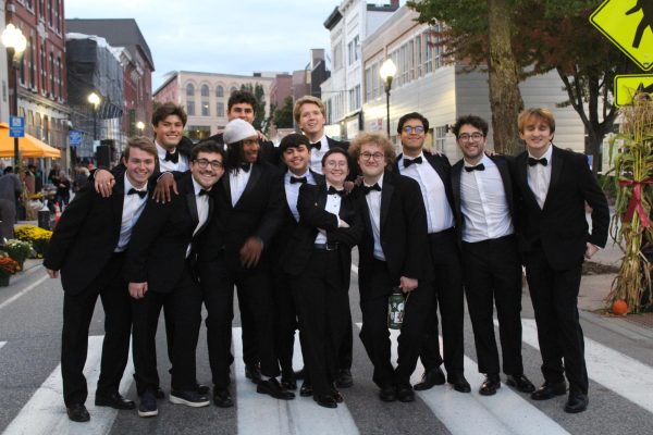 The Deansmen after their performance at the Taste the Harvest Festival on Wednesday, October 2nd. 