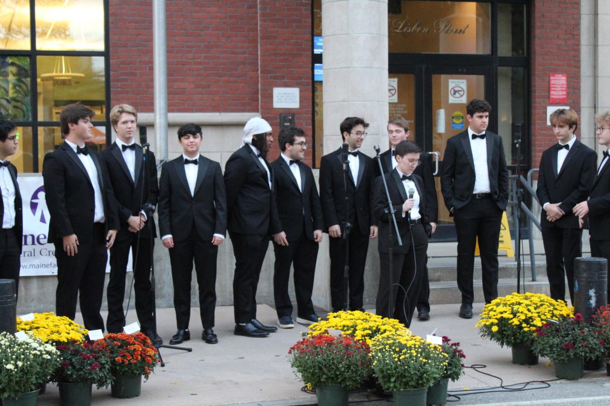 The Deansmen at the start of their performance at the Taste the Harvest Festival on Wednesday, October 2nd. 