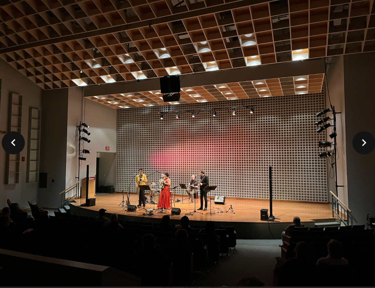 Bombay Rickey performs in Olin Arts Hall. 