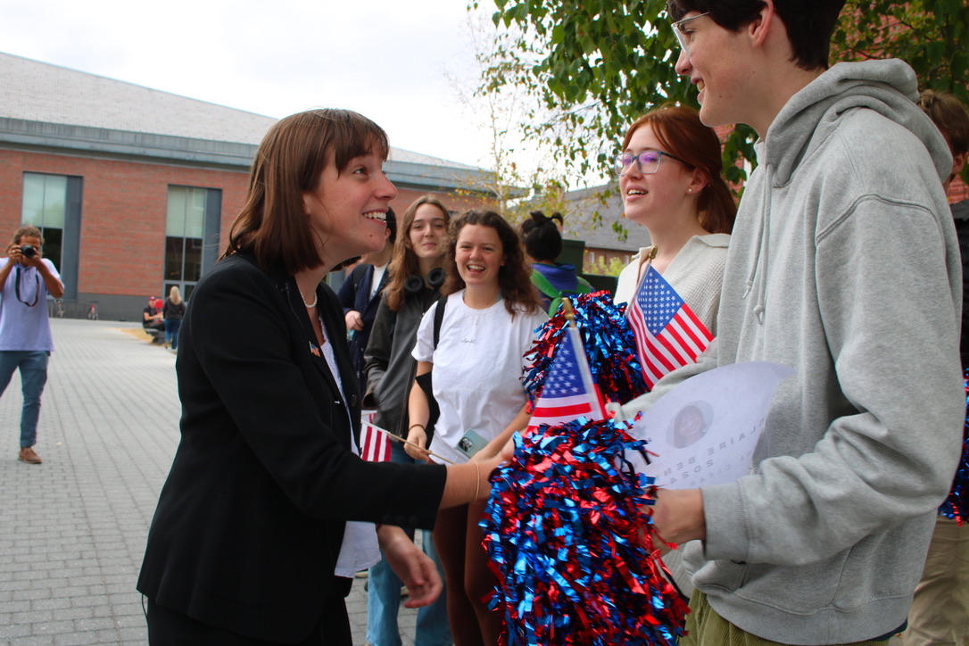 Claire Bennett Wins the Mock Presidential Election