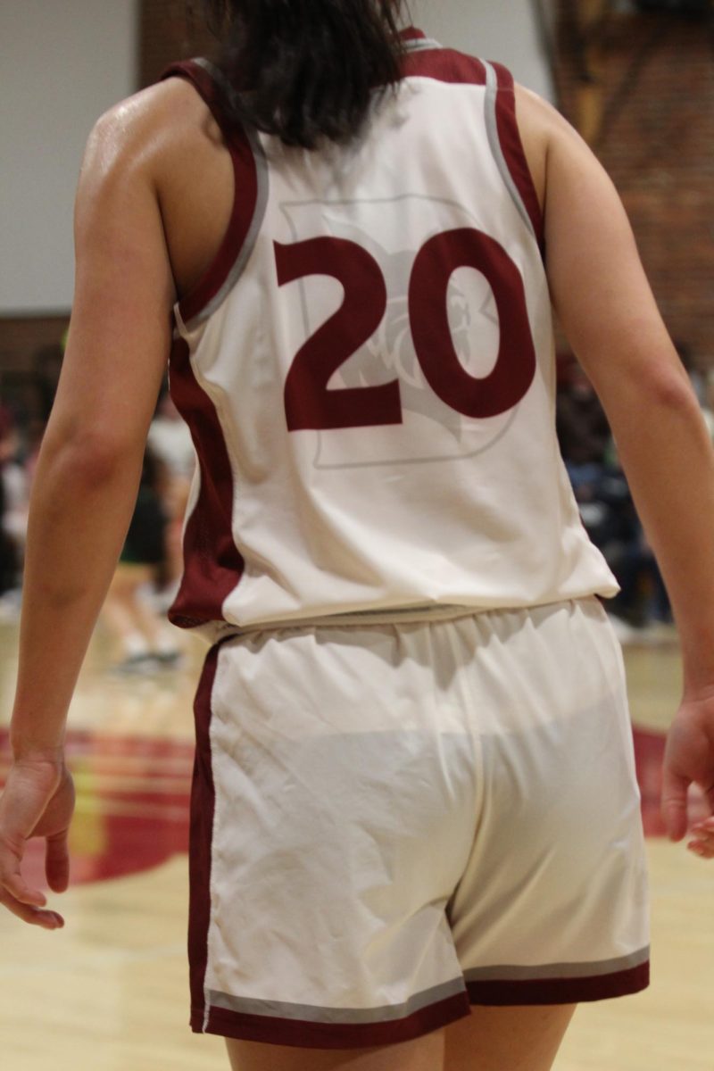 Ava James, Class of '26 during the women's basketball home opener at Alumni Gym on Friday, November 15th. 