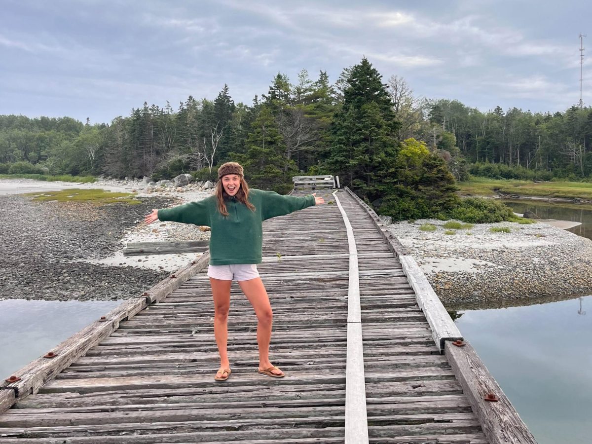 Lily Ritch '25 in Nova Scotia.