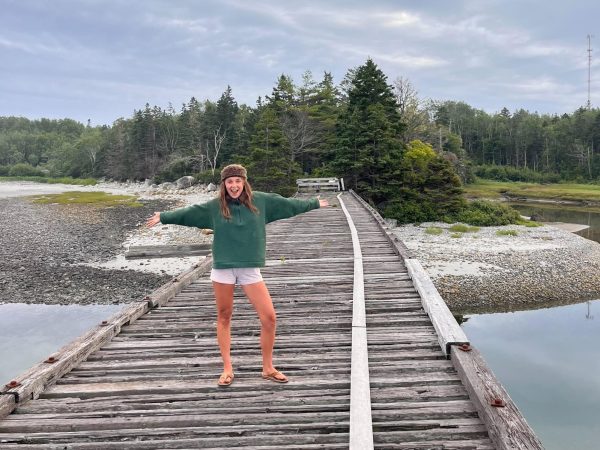 Lily Ritch '25 in Nova Scotia.