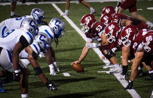 Bates and Colby face off at the football game during Alumni & Family weekend.  