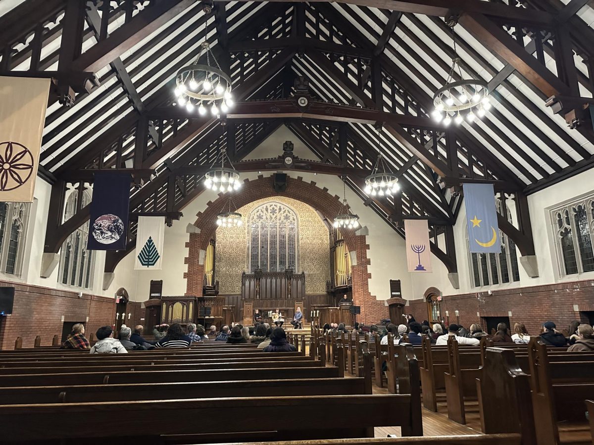 The interfaith event "On the High Plane of Dignity" kicked off MLK Jr. Day programming at Bates on Jan. 18, 2026.