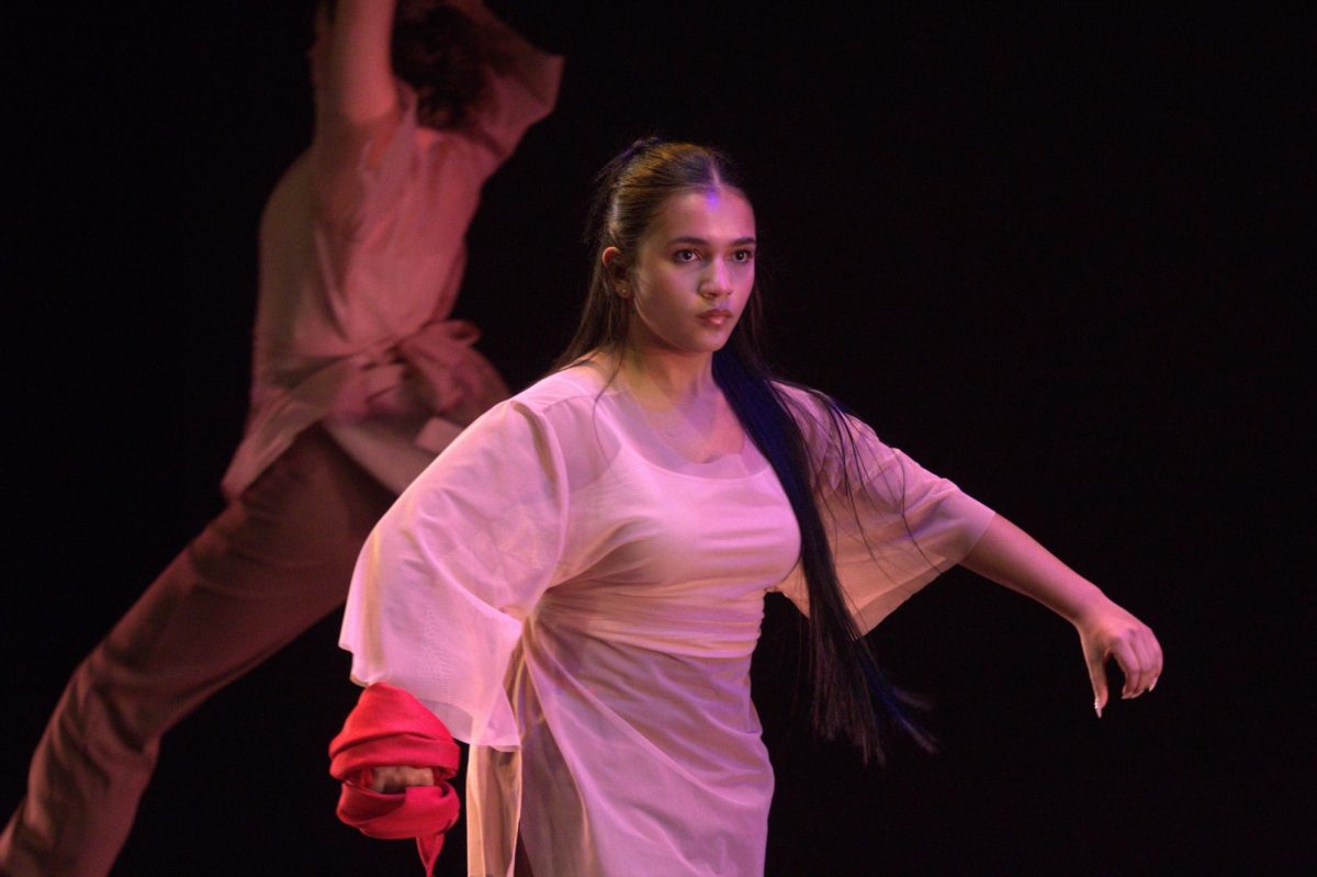 Andrea Alfonzo, Class of '27, during her solo. 