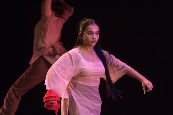 Andrea Alfonzo, Class of '27, during her solo. 
